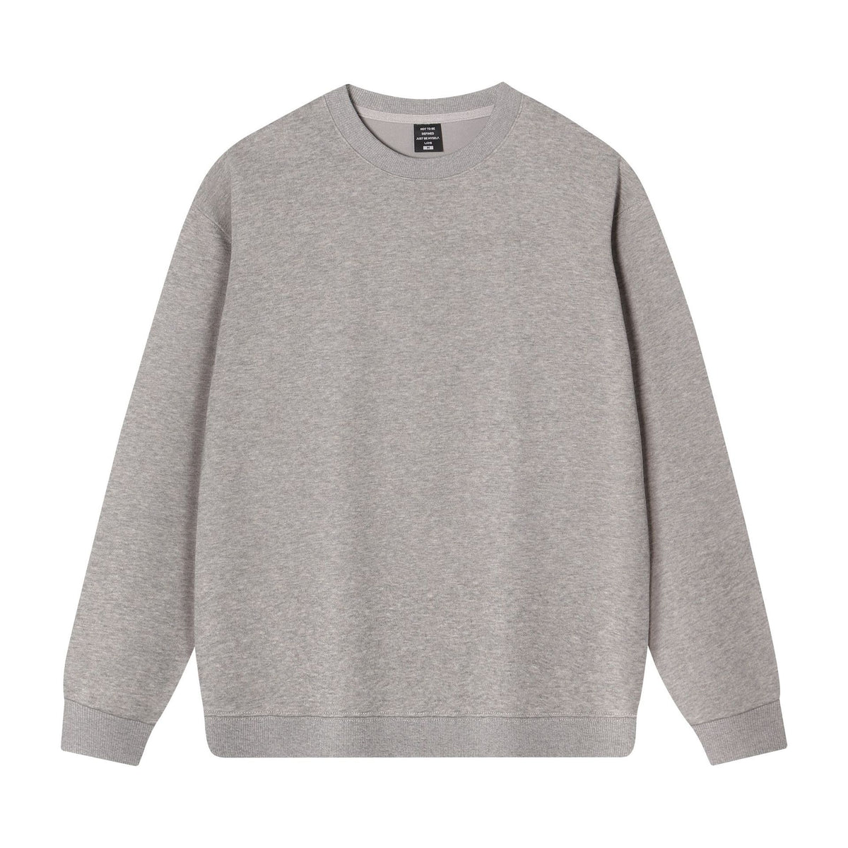 Loose round neck long sleeved sweatshirt for men