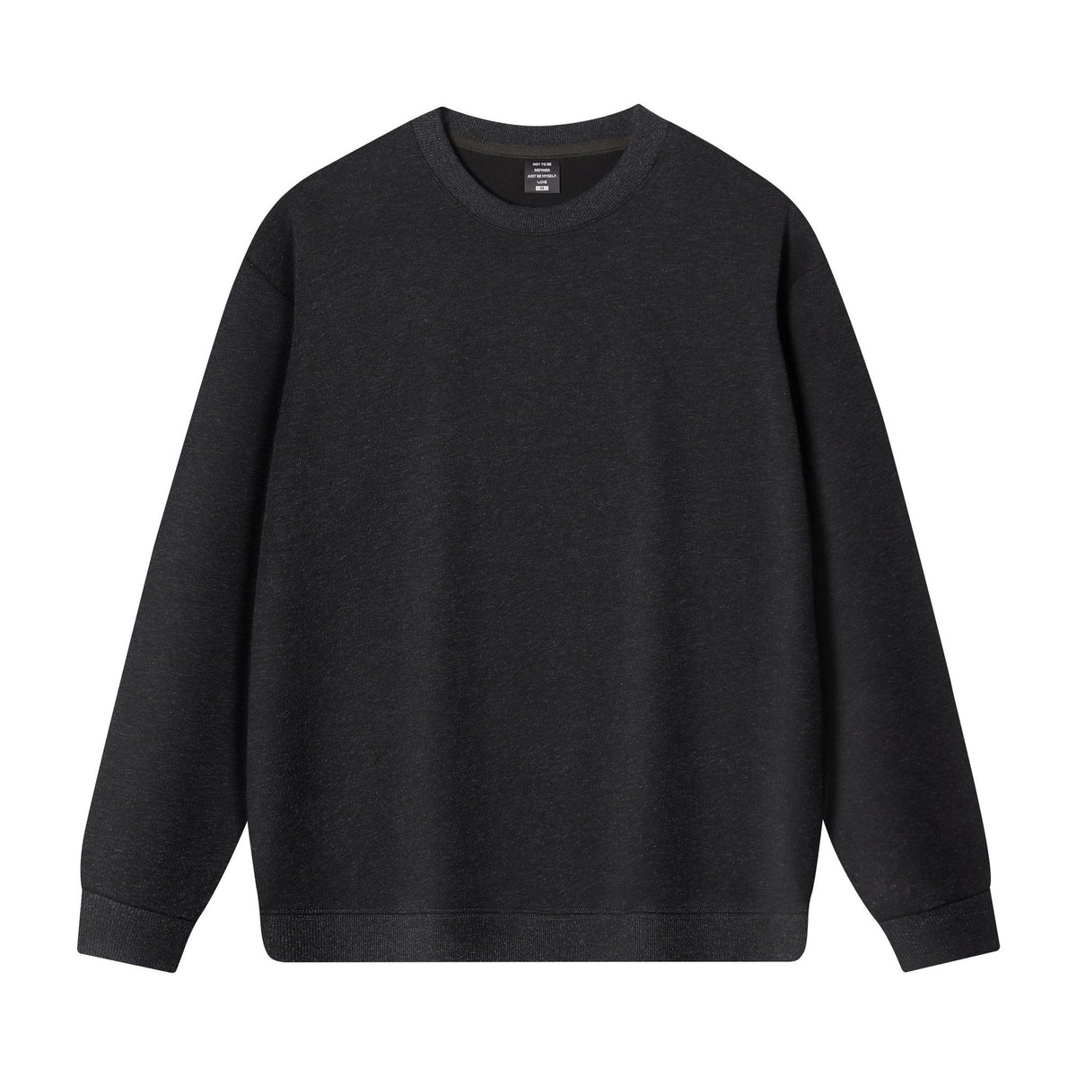 Loose fit crew neck long sleeve sweatshirt