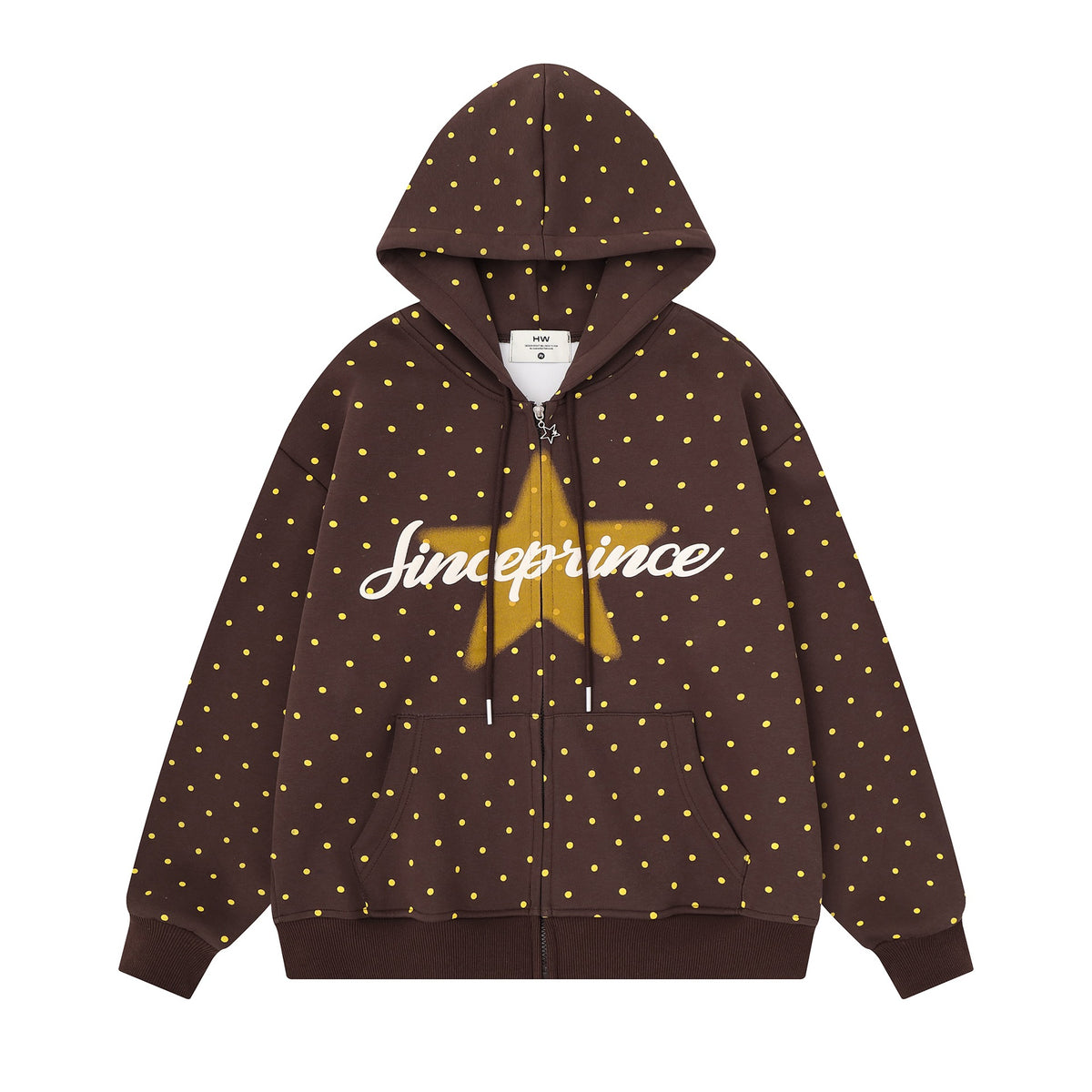Whole body wavelet point design hoodie