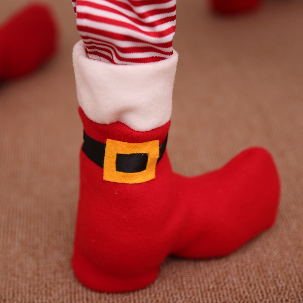 Christmas decorative items, table legs, home decor, dining table and chair protective covers, chair legs, Christmas chair covers