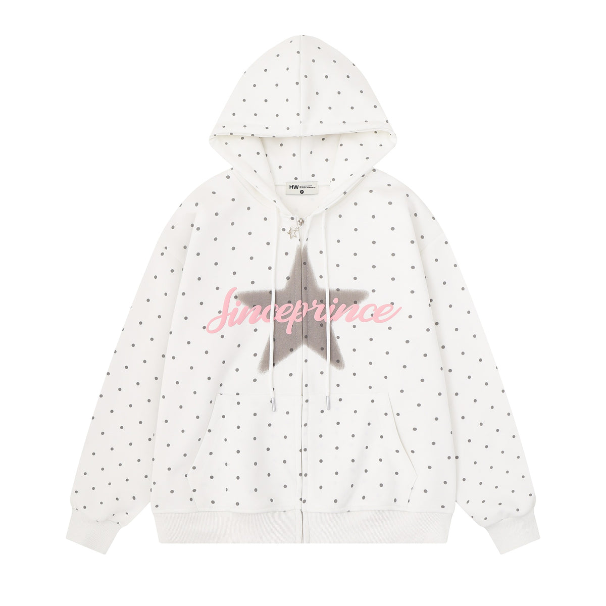 Whole body wavelet point design hoodie