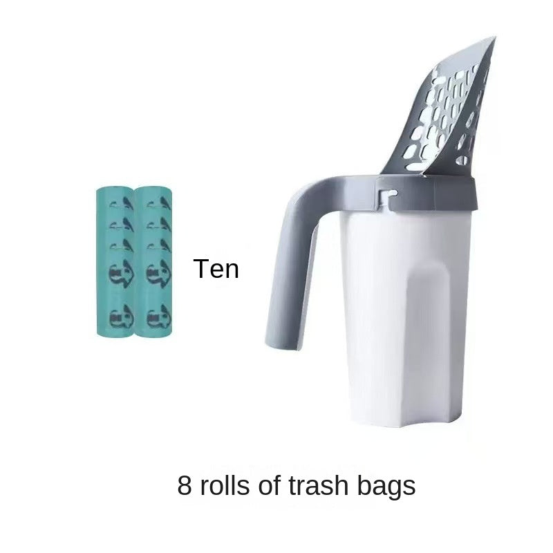 One piece cat litter scoop detachable large capacity filter cat litter scoop cat and dog dropper