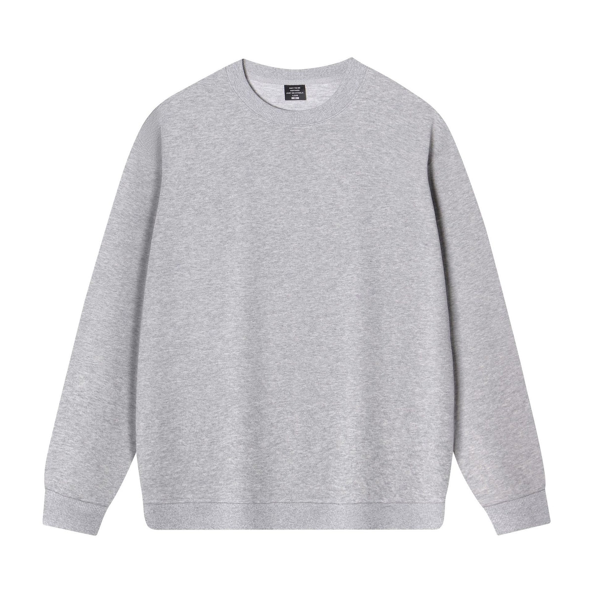 Loose fit crew neck long sleeve sweatshirt