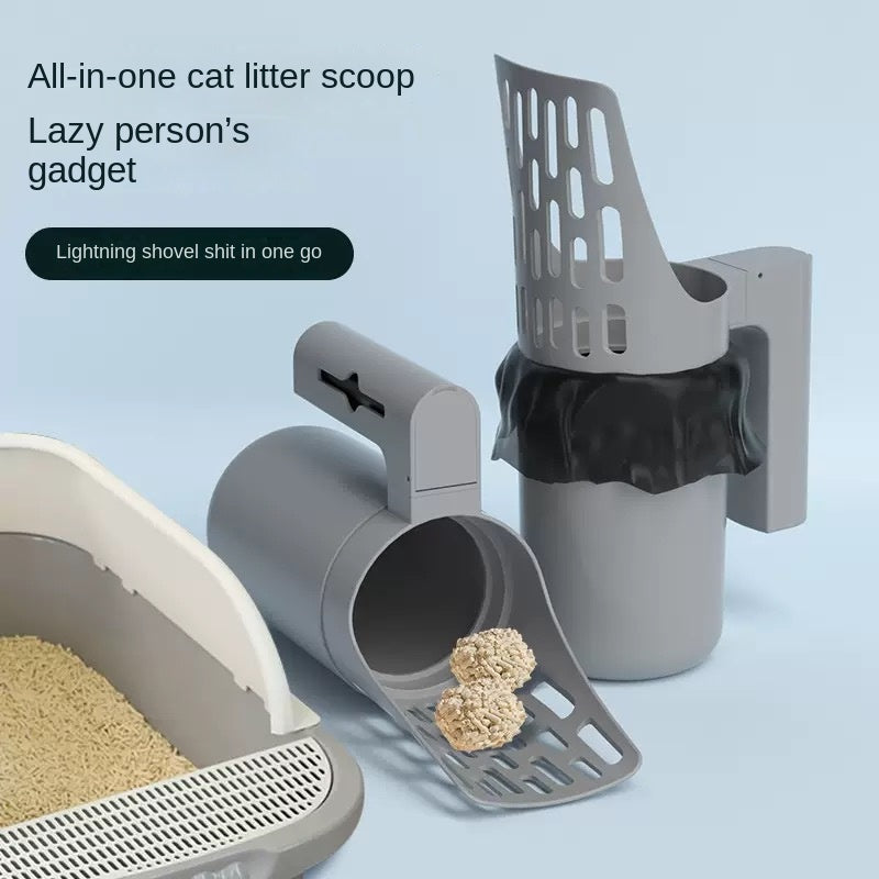 One piece cat litter scoop detachable large capacity filter cat litter scoop cat and dog dropper