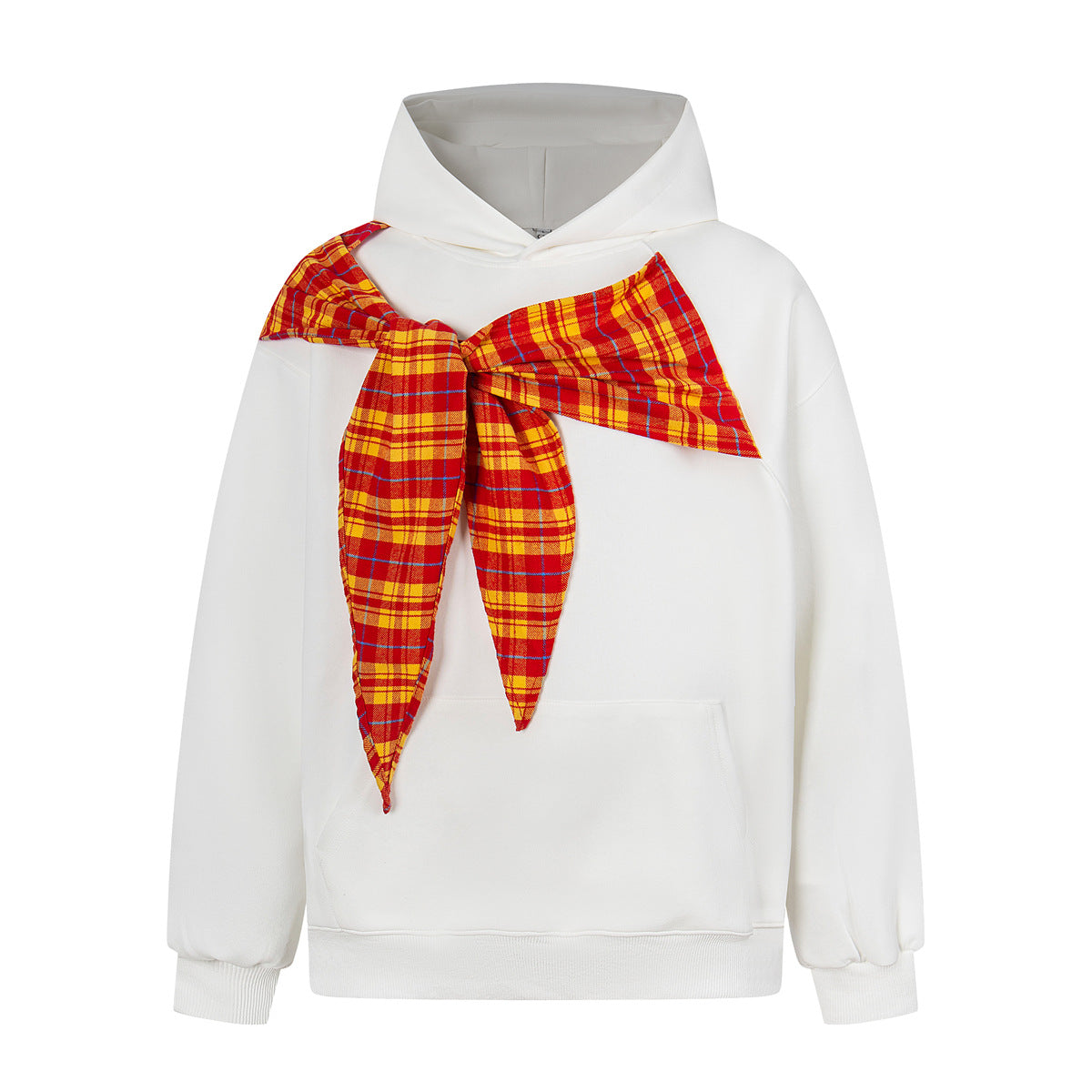 Bow tie hooded sweatshirt