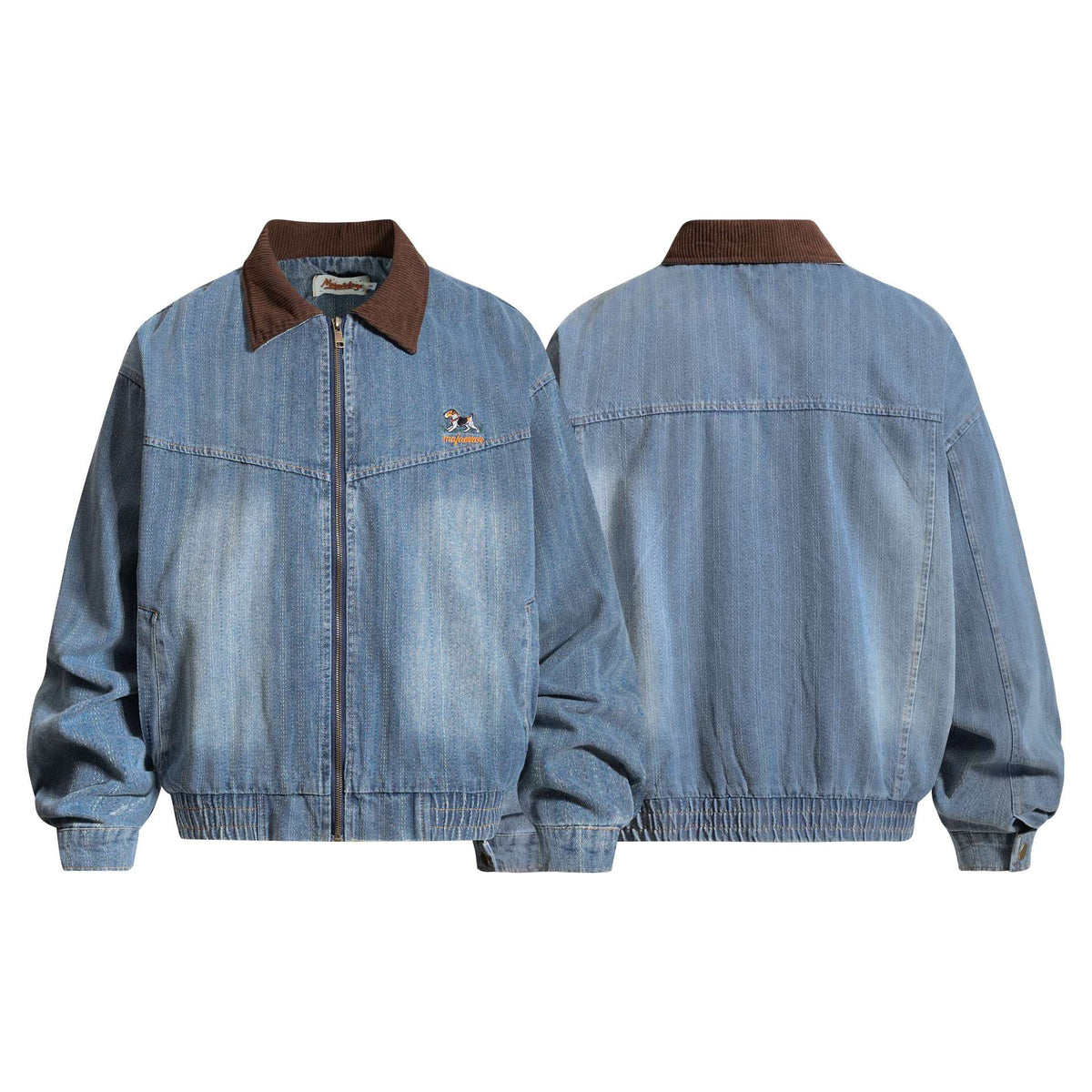 Small dog logo embroidered jacket