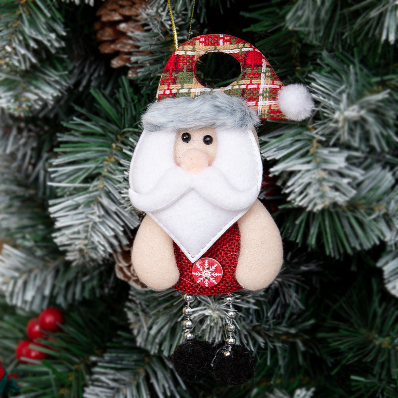 Decorative items for elderly people, snowmen, reindeer ornaments, Christmas tree accessories